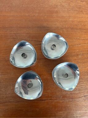 Mid Century Modern Danish Candle Holders Set of 4